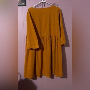 Princess Highway yellow corduroy dress